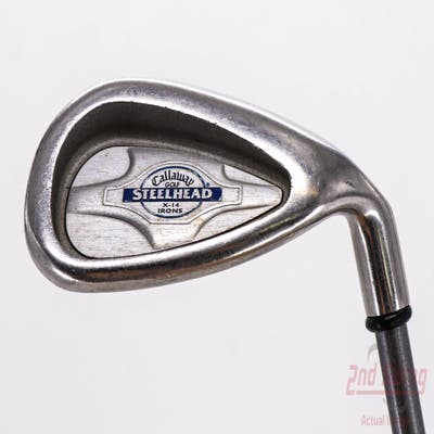 Callaway X-14 Single Iron Pitching Wedge PW Callaway Stock Graphite Graphite Regular Left Handed 35.75in