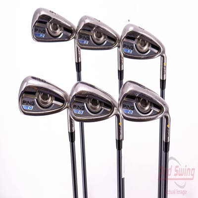 Ping 2016 G Iron Set 6-PW AW CFS 70 Graphite Graphite Regular Right Handed Yellow Dot 37.5in