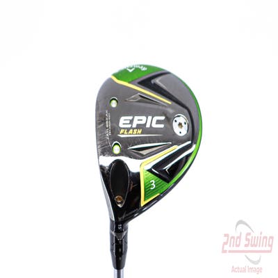 Callaway EPIC Flash Fairway Wood 3 Wood 3W 15° Project X Even Flow Green 65 Graphite Stiff Left Handed 43.5in