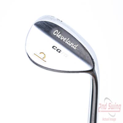 Cleveland CG15 Satin Chrome Wedge Gap GW 52° 10 Deg Bounce Cleveland Traction Wedge Steel Wedge Flex Right Handed 35.75in