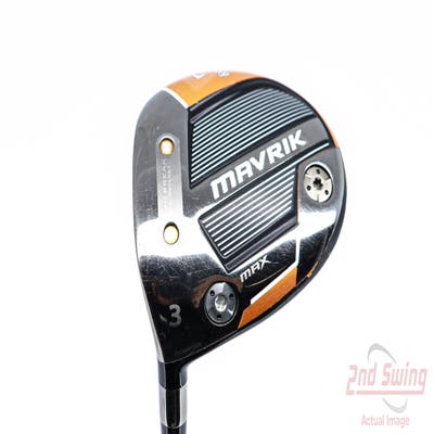 Callaway Mavrik Max Fairway Wood 3 Wood 3W UST Mamiya Helium Black 5 Graphite Senior Left Handed 43.5in