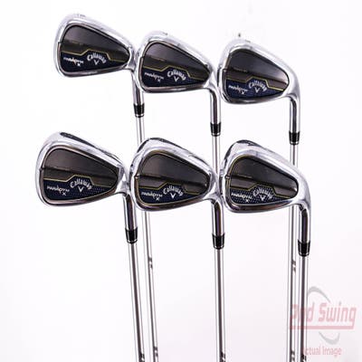 Callaway Paradym X Iron Set 6-PW AW Aldila Ascent Blue 50 Graphite Senior Right Handed 37.75in