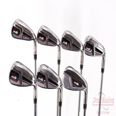 TaylorMade M6 Iron Set 5-PW AW FST KBS Tour Steel Stiff Right Handed 38.5in