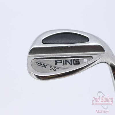 Ping Tour Wedge Lob LW 58° Stock Steel Shaft Steel Wedge Flex Right Handed Silver Dot 35.5in