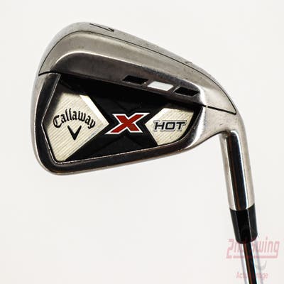 Callaway 2013 X Hot Single Iron 7 Iron True Temper Speed Step 85 Steel Stiff Right Handed 36.5in