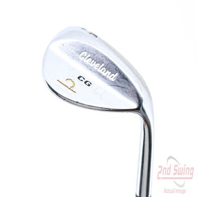 Cleveland CG15 Satin Chrome Wedge Lob LW 60° 8 Deg Bounce Cleveland Traction Wedge Steel Wedge Flex Right Handed 35.75in