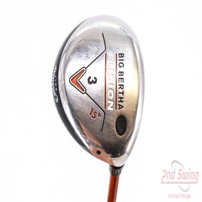 Callaway Big Bertha Fusion Fairway Wood 3 Wood 3W 15° Callaway Aldila NVS Graphite Senior Right Handed 43.5in