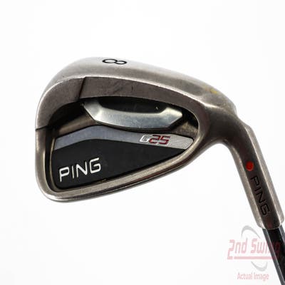 Ping G25 Single Iron 8 Iron Ping TFC 80i Graphite Senior Right Handed Red dot 36.25in