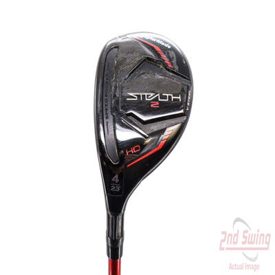 TaylorMade Stealth 2 HD Rescue Hybrid 4 Hybrid 23° Fujikura Speeder NX Red 60 Graphite Stiff Left Handed 40.5in