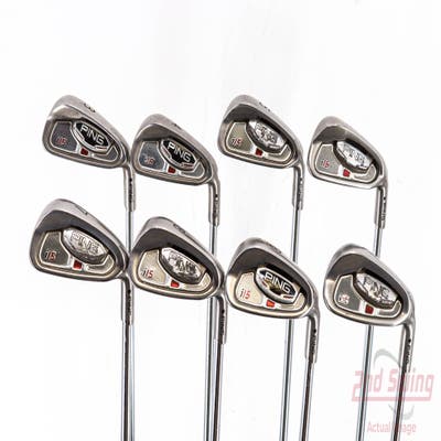 Ping i15 Iron Set 3-PW Ping AWT Steel Stiff Right Handed Black Dot 38.5in