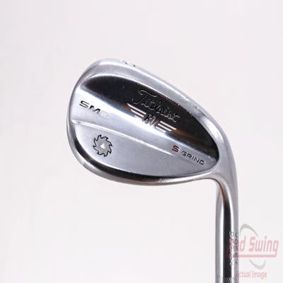 Titleist Vokey SM6 Tour Chrome Wedge Lob LW 60° 10 Deg Bounce S Grind SM6 BV Steel Wedge Flex Right Handed 35.25in