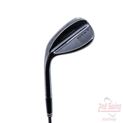 Cleveland RTX 6 ZipCore Black Satin Wedge Lob LW 60° 10 Deg Bounce Dynamic Gold Tour Issue X100 Steel X-Stiff Left Handed 35.5in