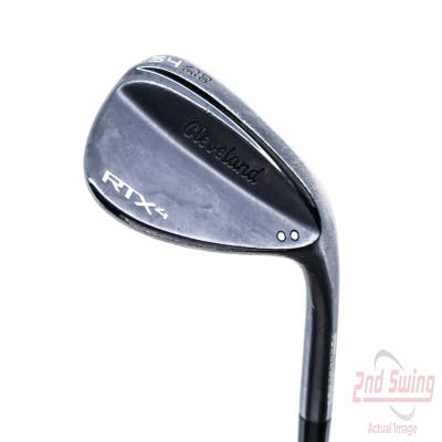 Cleveland RTX 4 Black Satin Wedge Sand SW 54° 10 Deg Bounce True Temper Dynamic Gold S300 Steel Stiff Right Handed 35.5in