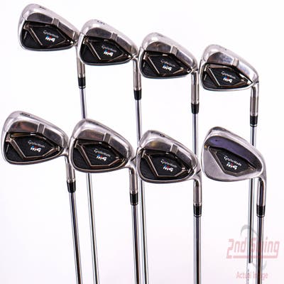 TaylorMade M4 Iron Set 4-PW AW FST KBS MAX 85 Steel Stiff Right Handed 39.0in