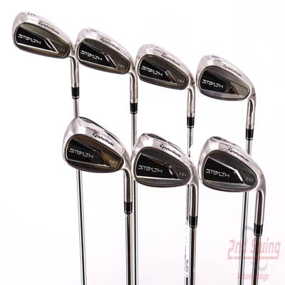 TaylorMade Stealth HD Iron Set 5-PW AW FST KBS MAX 85 MT Steel Regular Right Handed 38.5in