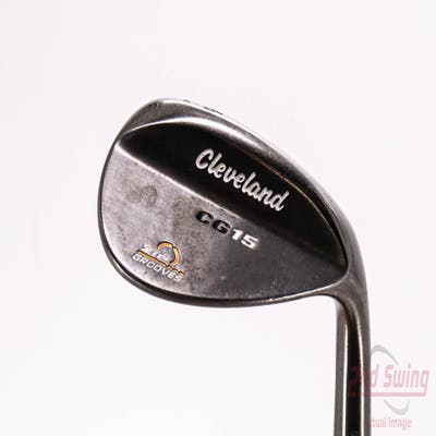 Cleveland CG15 Black Pearl Wedge Sand SW 56° 14 Deg Bounce Cleveland Traction Wedge Steel Wedge Flex Right Handed 35.5in