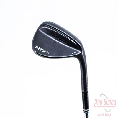 Cleveland RTX 4 Black Satin Wedge Gap GW 50° 10 Deg Bounce Mid Stock Steel Shaft Steel Wedge Flex Right Handed 35.75in