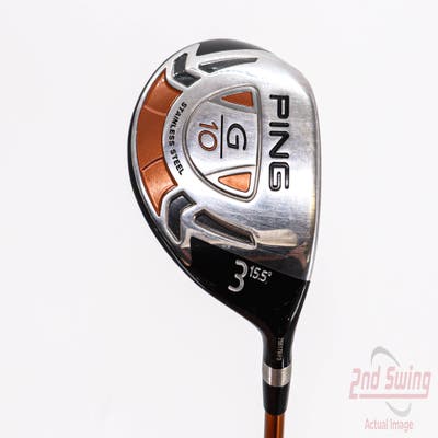 Ping G10 Fairway Wood 3 Wood 3W 15.5° Ping TFC 129F Graphite Stiff Right Handed 42.5in