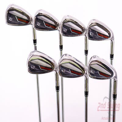 Mint Wilson Staff Dynapwr Iron Set 5-PW GW FST KBS Max Ultralite Steel Regular Right Handed 38.25in