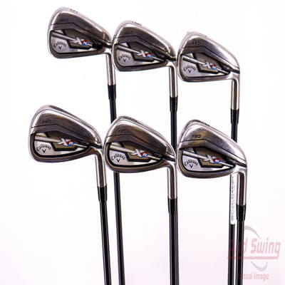 Callaway XR Pro Iron Set 5-PW FST KBS MAX Graphite 55 Graphite Senior Right Handed 38.25in