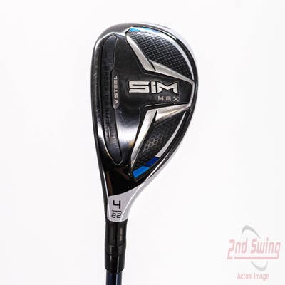 TaylorMade SIM MAX Hybrid 4 Hybrid 22° Fujikura Ventus Blue 5 Graphite Senior Left Handed 40.75in