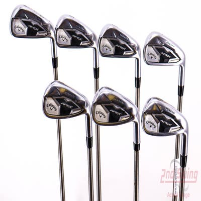 Callaway Apex 19 Iron Set 4-PW Aerotech SteelFiber i95 Graphite Regular Right Handed 38.0in