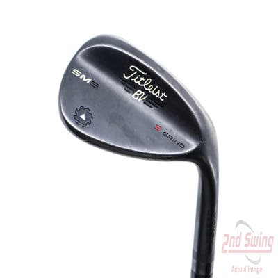 Titleist Vokey SM6 Jet Black Wedge Sand SW 56° 10 Deg Bounce S Grind SM6 BV Steel Wedge Flex Right Handed 35.5in