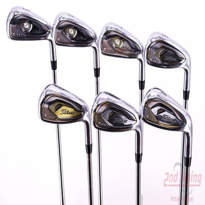 Titleist T200 Iron Set 5-PW AW True Temper AMT Black S300 Steel Stiff Right Handed 38.5in