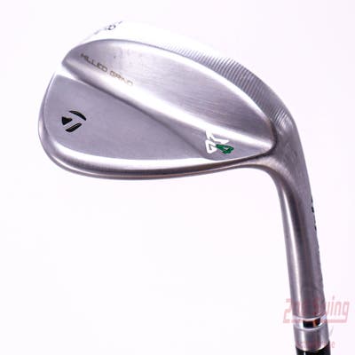 TaylorMade Milled Grind 4 Chrome Wedge Lob LW 58° 7 Deg Bounce Mitsubishi MMT 105 Graphite Stiff Right Handed 34.75in