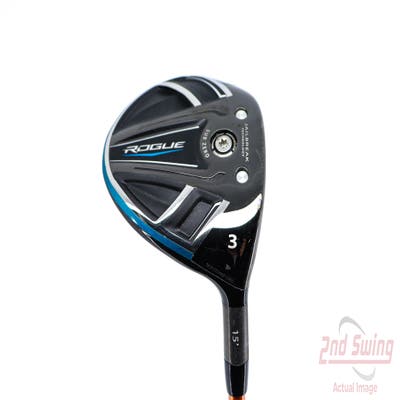 Callaway Rogue Sub Zero Fairway Wood 3 Wood 3W 15° Graphite Design Tour AD DI-8 Graphite X-Stiff Right Handed 43.25in