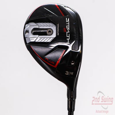 TaylorMade Stealth 2 Plus Fairway Wood 3 Wood 3W 15° Mitsubishi Kai'li Red 75 Graphite Stiff Right Handed 43.5in