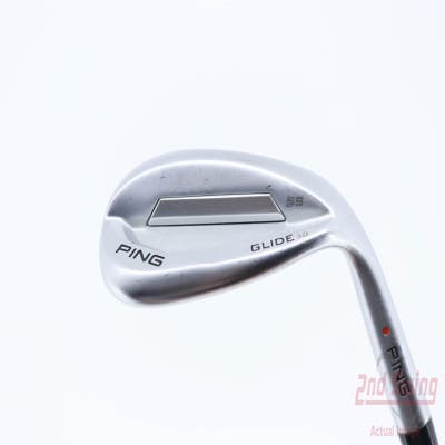 Ping Glide 3.0 Wedge Lob LW 58° 10 Deg Bounce Stock Graphite Shaft Graphite Ladies Right Handed Red dot 35.5in