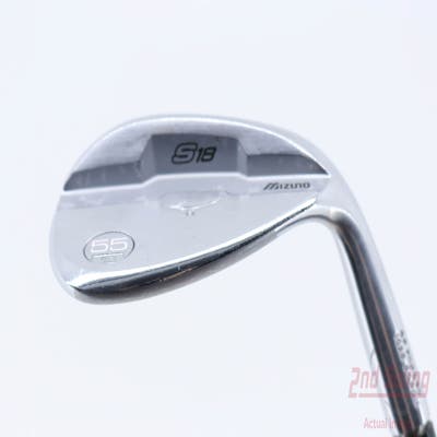 Mizuno S18 White Satin Wedge Sand SW 55° 13 Deg Bounce Nippon NS Pro Modus 3 105 Wdg Steel Wedge Flex Right Handed 35.5in