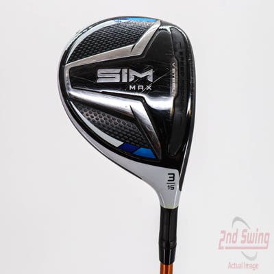 TaylorMade SIM MAX Fairway Wood 3 Wood 3W 15° Graphite Design Tour AD DI-7 Graphite X-Stiff Right Handed 42.0in