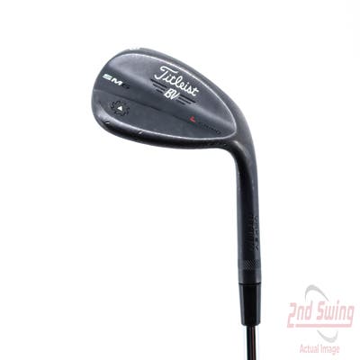 Titleist Vokey SM6 Jet Black Wedge Lob LW 58° 4 Deg Bounce L Grind True Temper Dynamic Gold 120 Steel X-Stiff Right Handed 35.0in