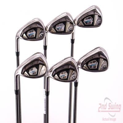 Callaway Rogue X Iron Set 6-PW AW Aldila Synergy Blue 60 Graphite Regular Left Handed 38.0in