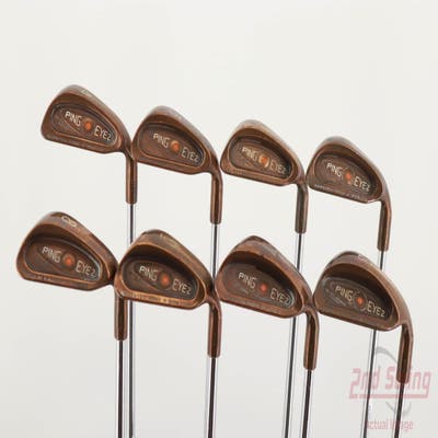 Ping Eye 2 Beryllium Copper Iron Set 4-PW SW Ping K-Shaft Steel Stiff Right Handed Orange Dot 37.5in