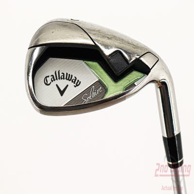 Callaway 2014 Solaire Single Iron Pitching Wedge PW Callaway Gems 50 Graphite Ladies Right Handed 35.5in