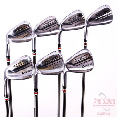 TaylorMade P-790 Iron Set 5-PW AW UST Recoil 760 ES SMACWRAP Graphite Regular Left Handed 37.75in