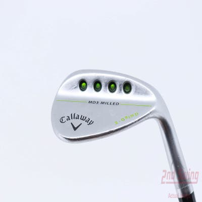 Callaway MD3 Milled Chrome S-Grind Wedge Gap GW 52° 10 Deg Bounce Stock Steel Shaft Steel Wedge Flex Right Handed 35.25in