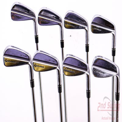 TaylorMade P-730 Iron Set 3-PW Dynamic Gold Tour Issue X100 Steel X-Stiff Right Handed 39.0in