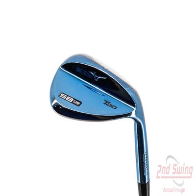 Mizuno T20 Blue Ion Wedge Lob LW 58° 8 Deg Bounce Dynamic Gold Tour Issue S400 Steel Stiff Right Handed 35.5in