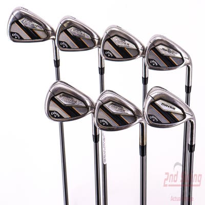 Callaway Mavrik Iron Set 6-PW AW GW Project X Catalyst 65 Graphite Regular Right Handed 37.0in