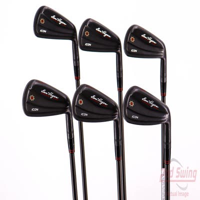 Mint Ben Hogan Icon Black Iron Set 5-PW UST Recoil 760 ES SMACWRAP BLK Graphite Regular Right Handed 38.75in