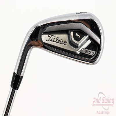 Titleist 2021 T300 Single Iron 5 Iron True Temper AMT Red S300 Steel Stiff Left Handed 38.5in