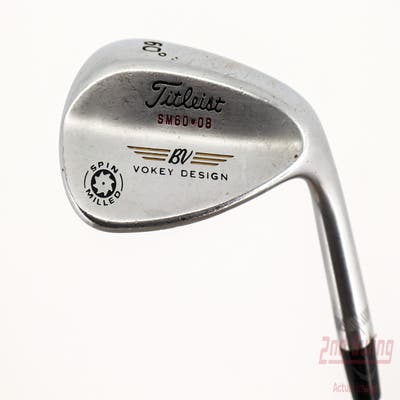 Titleist Vokey Spin Milled Wedge Lob LW 60° 8 Deg Bounce Titleist Vokey BV Steel Wedge Flex Right Handed 35.5in