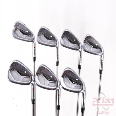 Ping S55 Iron Set 4-PW FST KBS Tour-V 120 Steel X-Stiff Right Handed Red dot 37.75in