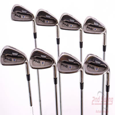 Ping S58 Iron Set 3-PW Ping AWT Steel Stiff Right Handed Blue Dot 38.0in