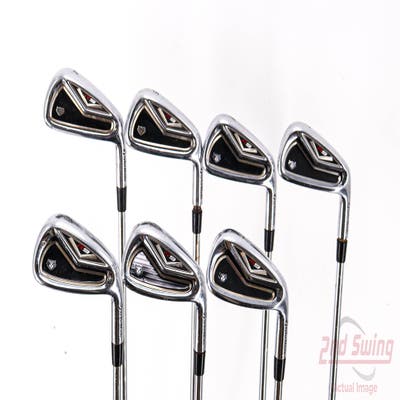 TaylorMade R9 TP Iron Set 4-PW True Temper Dynamic Gold S300 Steel Stiff Right Handed 38.5in