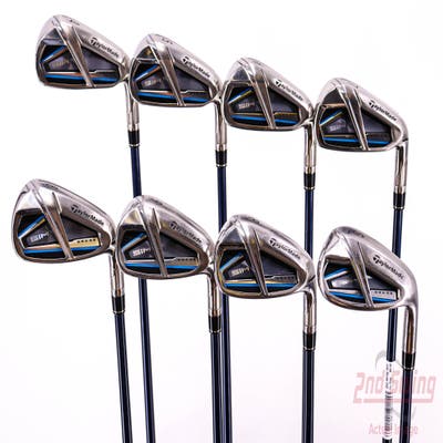 TaylorMade SIM MAX OS Iron Set 4-PW SW Fujikura Ventus Blue 6 Graphite Regular Right Handed 38.5in